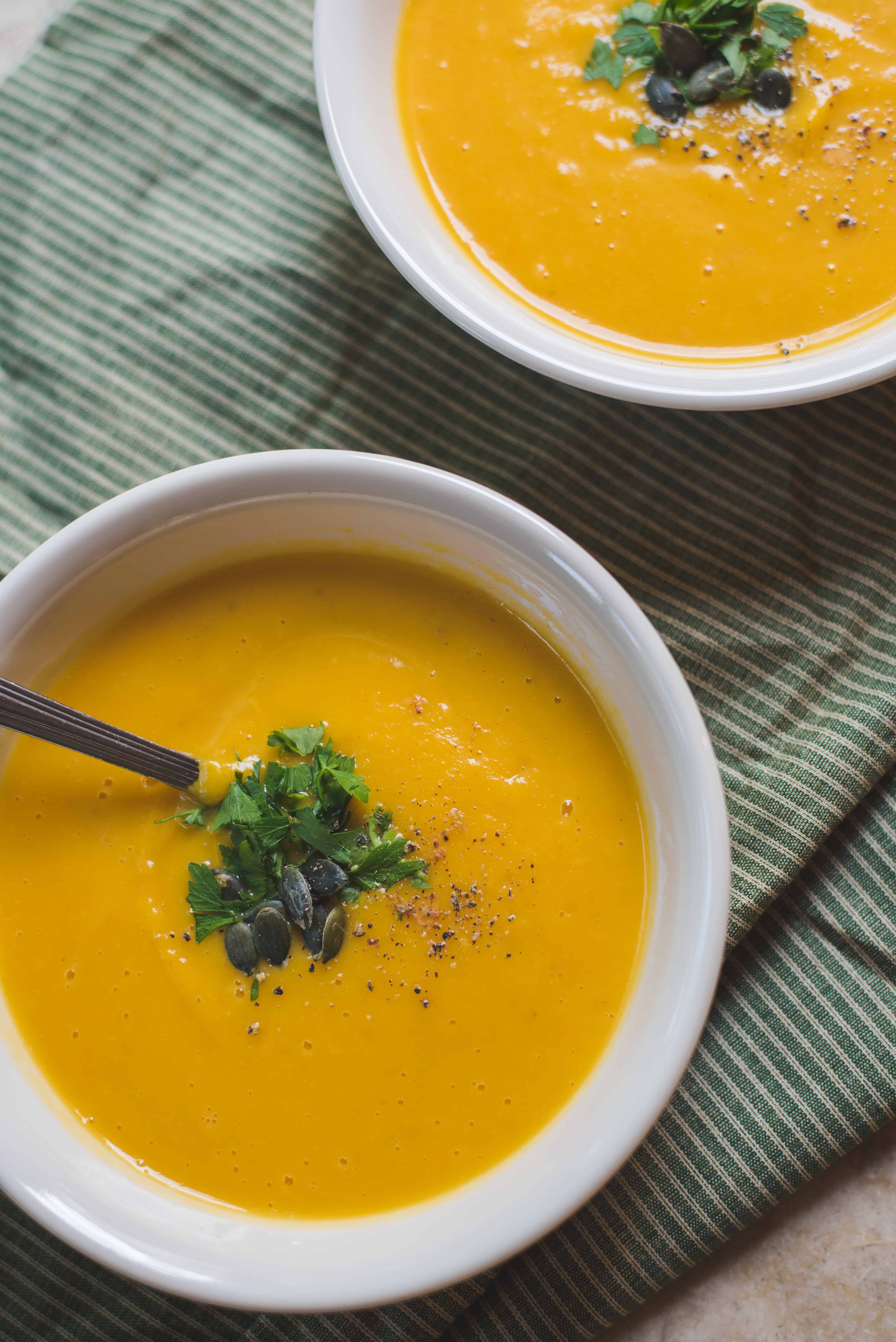 Squash Soup With Coconut Milk And Ginger