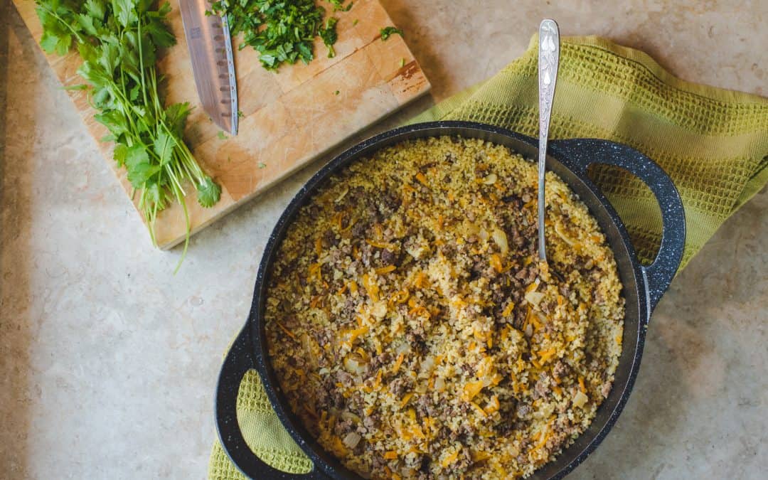 Bulgur Oshpelo with Beef & Carrots