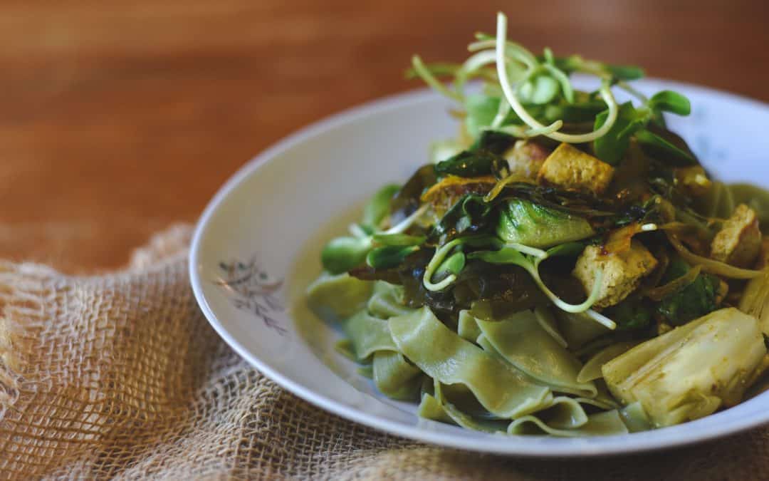 Stir Fried Tofu & Leafy Greens