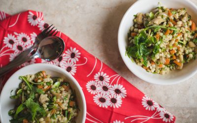Pearl Barely, Carrot & Mushroom Salad