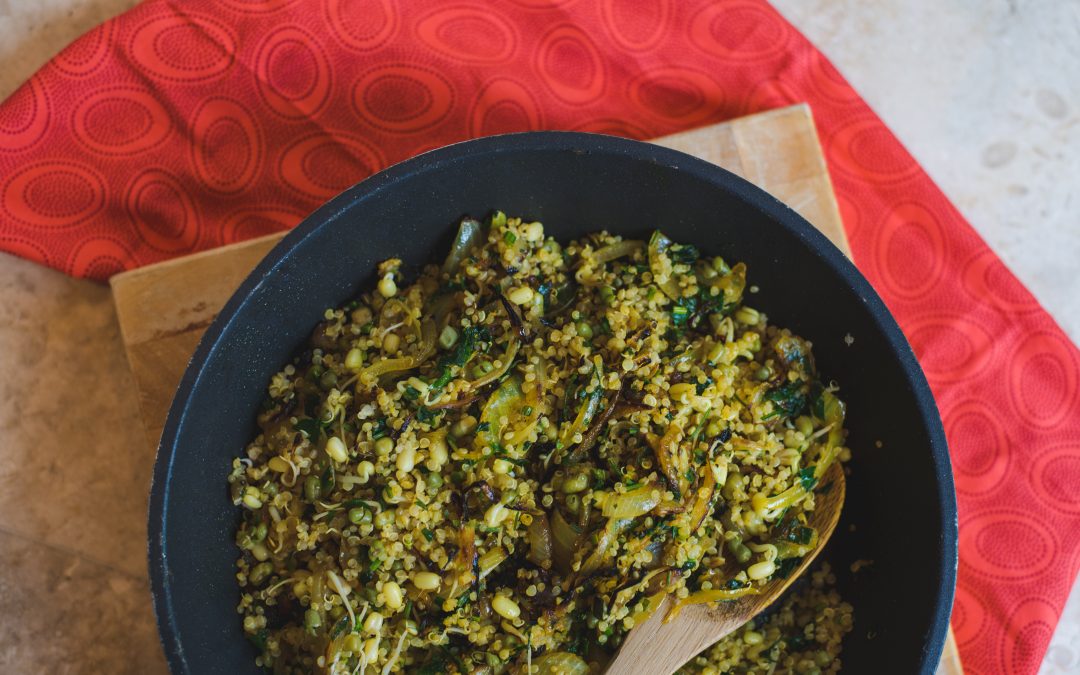 Mung Beans & Quinoa Majadra