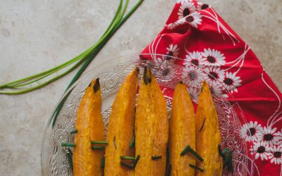 Baked Sweet Potato with Maple & Ghee
