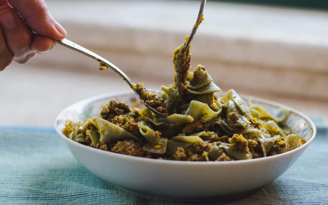 Green Bolognese