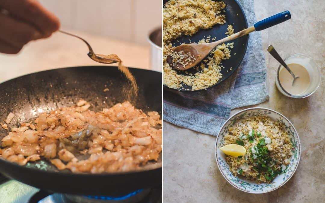 Bulgur with Caramelized Onion